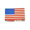Barjan 0452000 AMERICAN FLAG FOIL STICKER